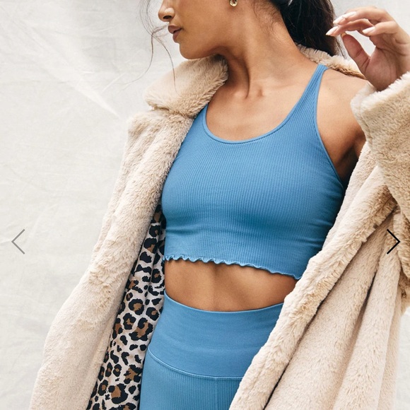 Spiritual Gangster Amor Seamless Crop Tank Soft Jade - Picture 3 of 10